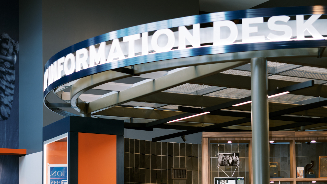 Top of the Foy Information Desk
