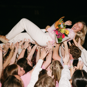 Riley Parman, Miss Auburn, crowdsurfing