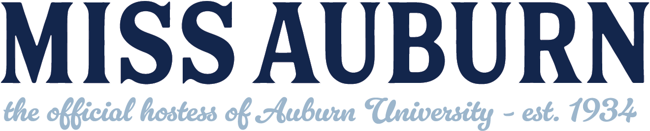 Miss Auburn the official hostess of Auburn University established 1934